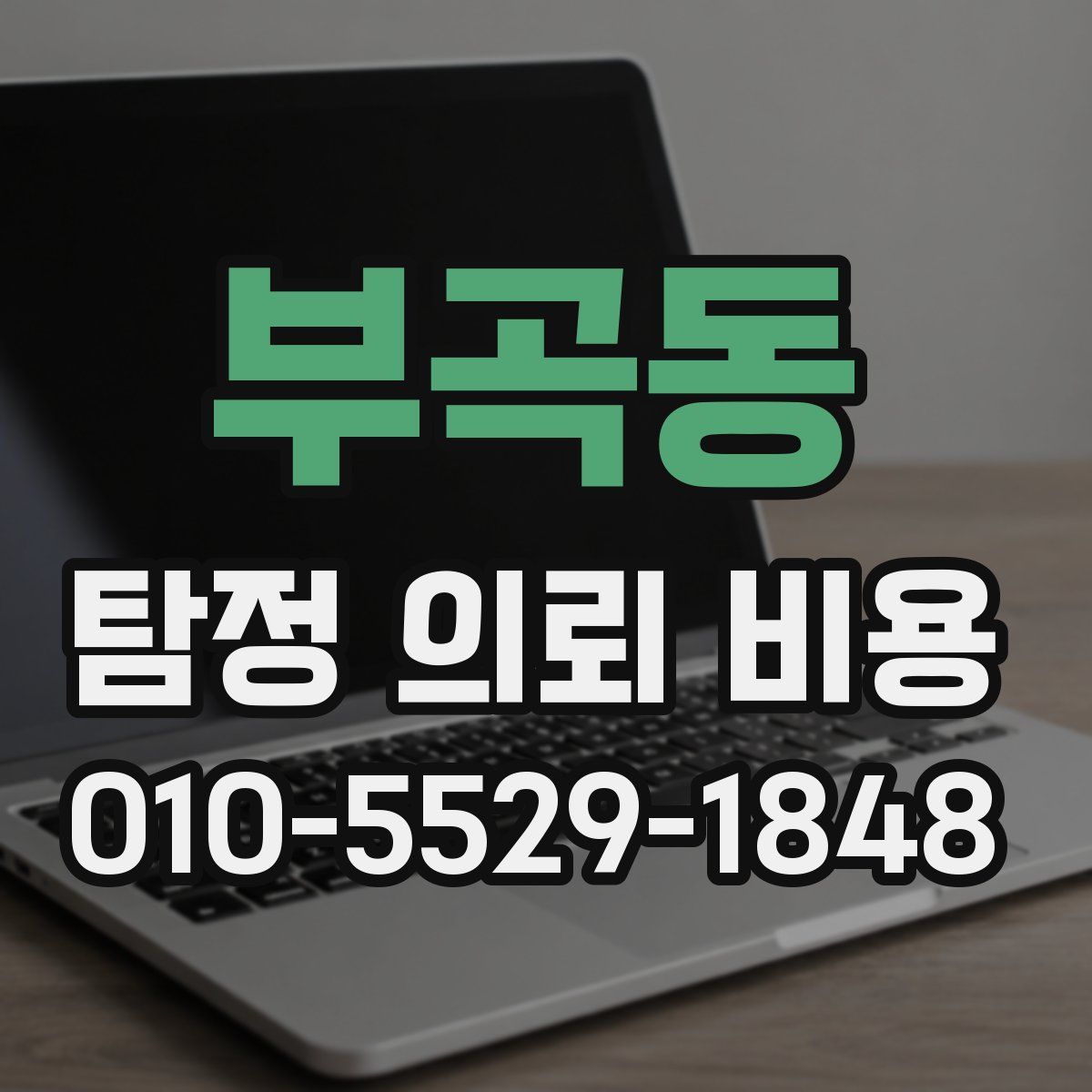부곡동 탐정 의뢰 비용