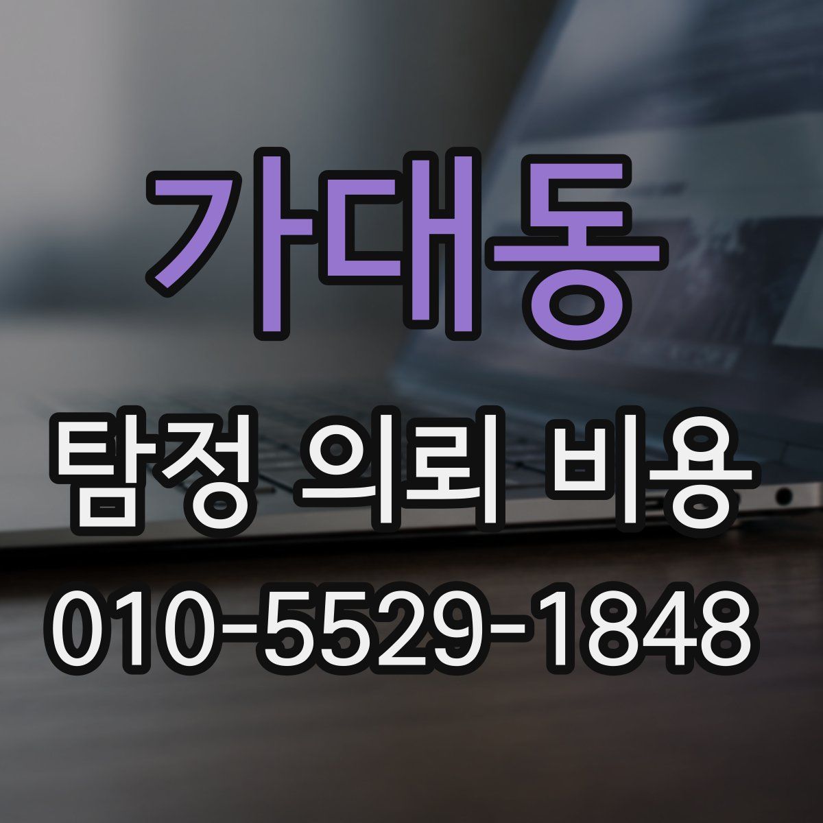 가대동 탐정 의뢰 비용