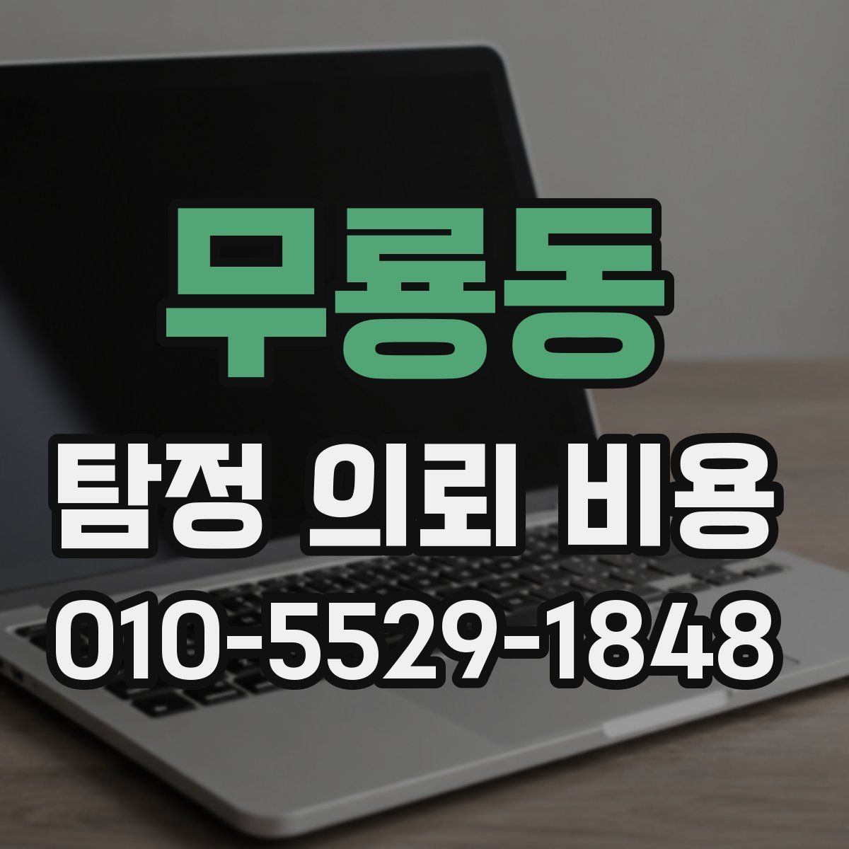 무룡동 탐정 의뢰 비용