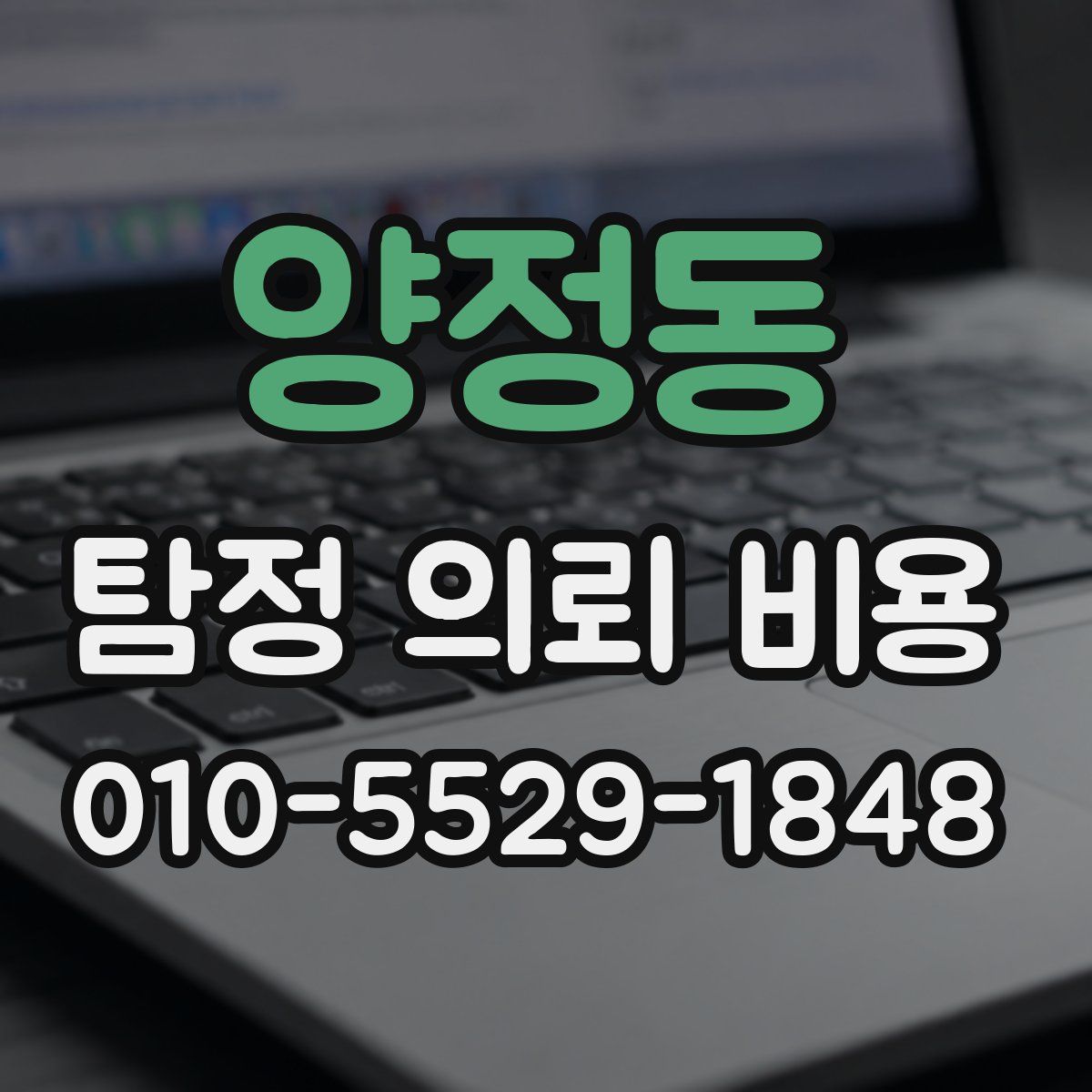 양정동 탐정 의뢰 비용