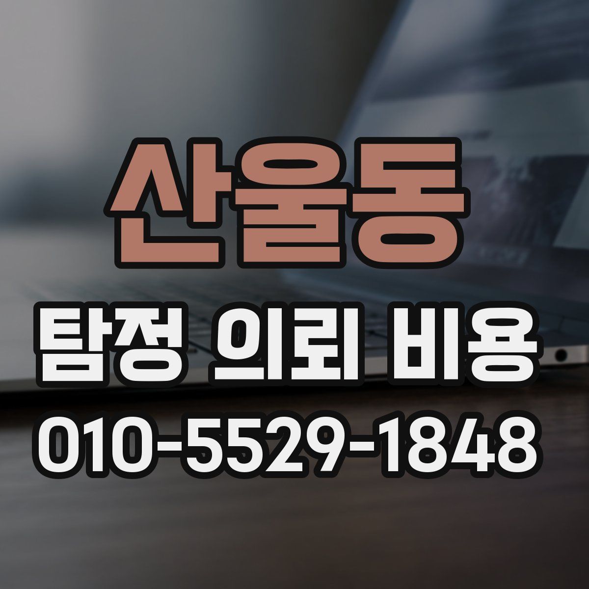 산울동 탐정 의뢰 비용