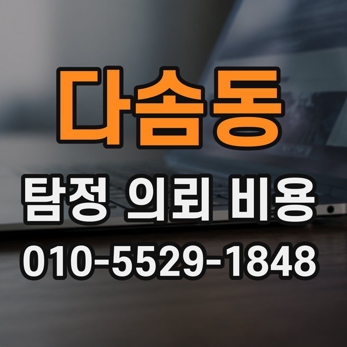 다솜동 탐정 의뢰 비용