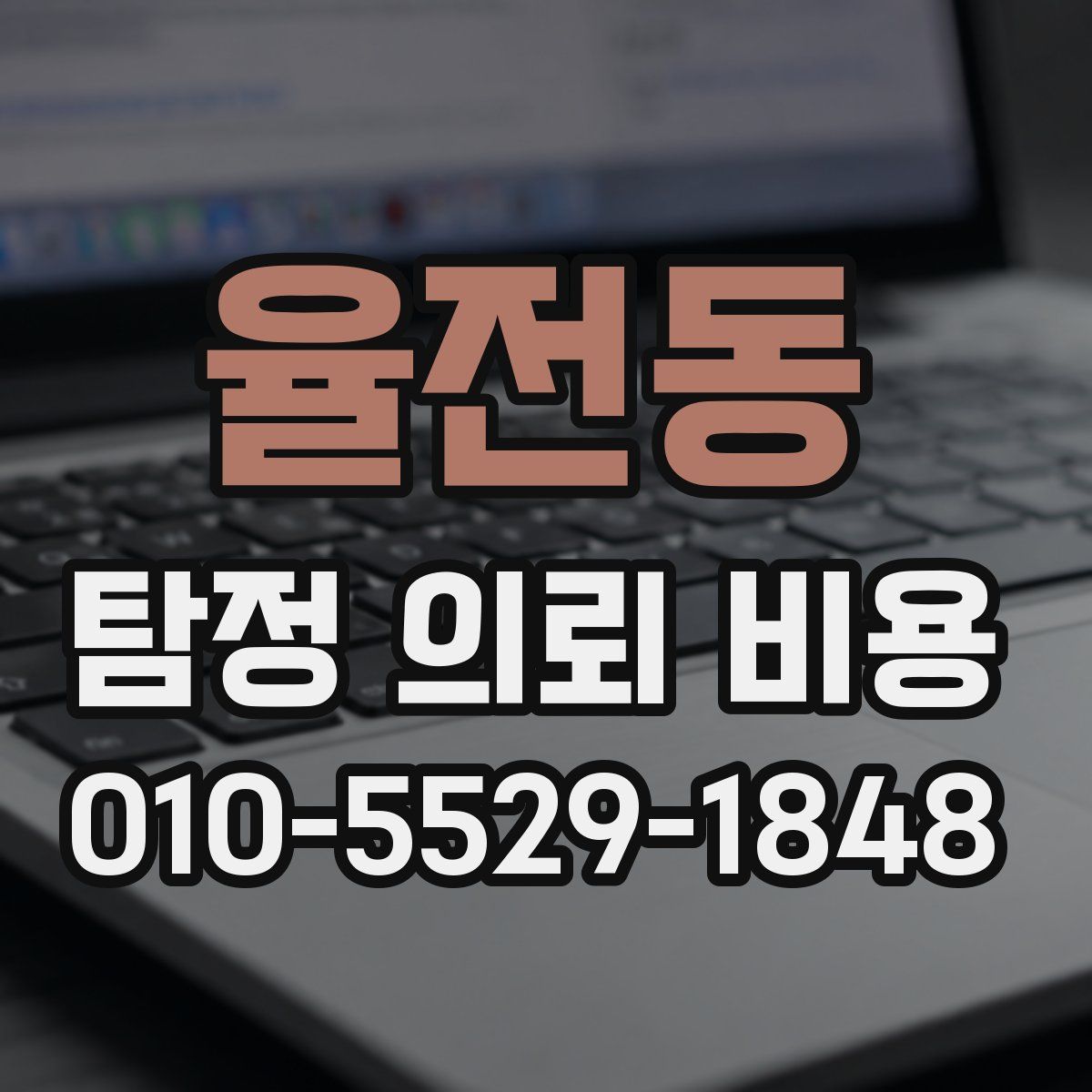 율전동 탐정 의뢰 비용