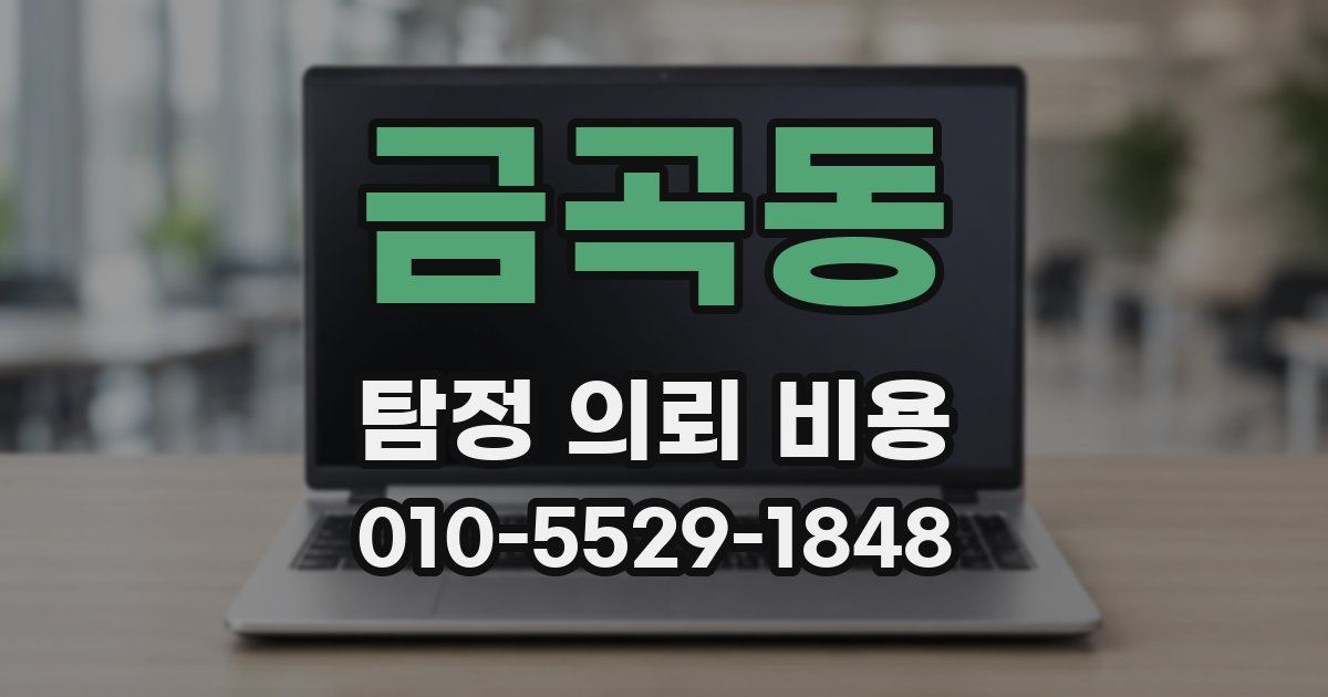 금곡동 탐정 의뢰 비용
