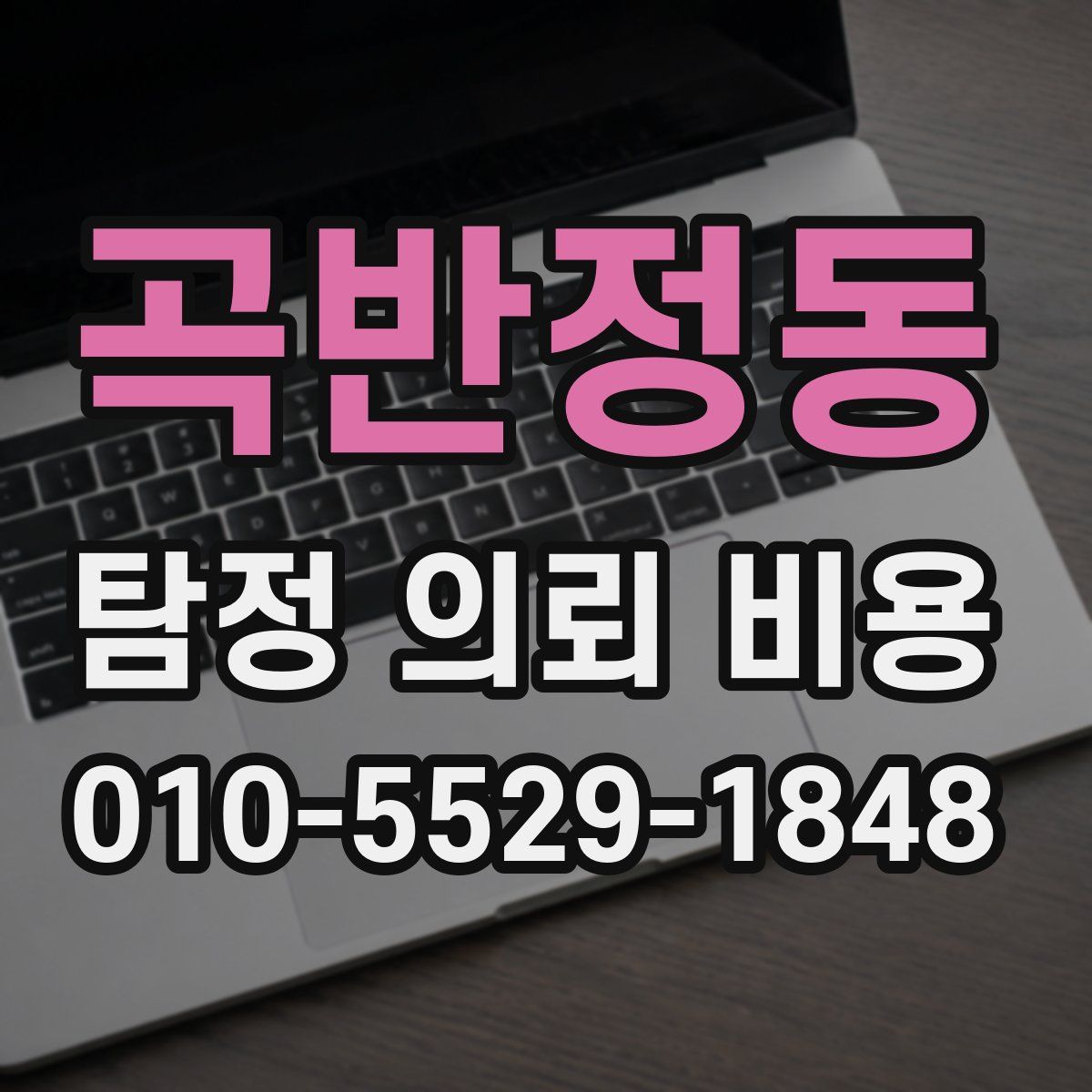 곡반정동 탐정 의뢰 비용