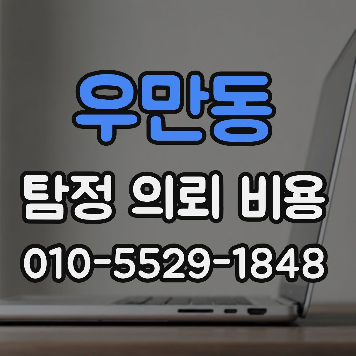 우만동 탐정 의뢰 비용