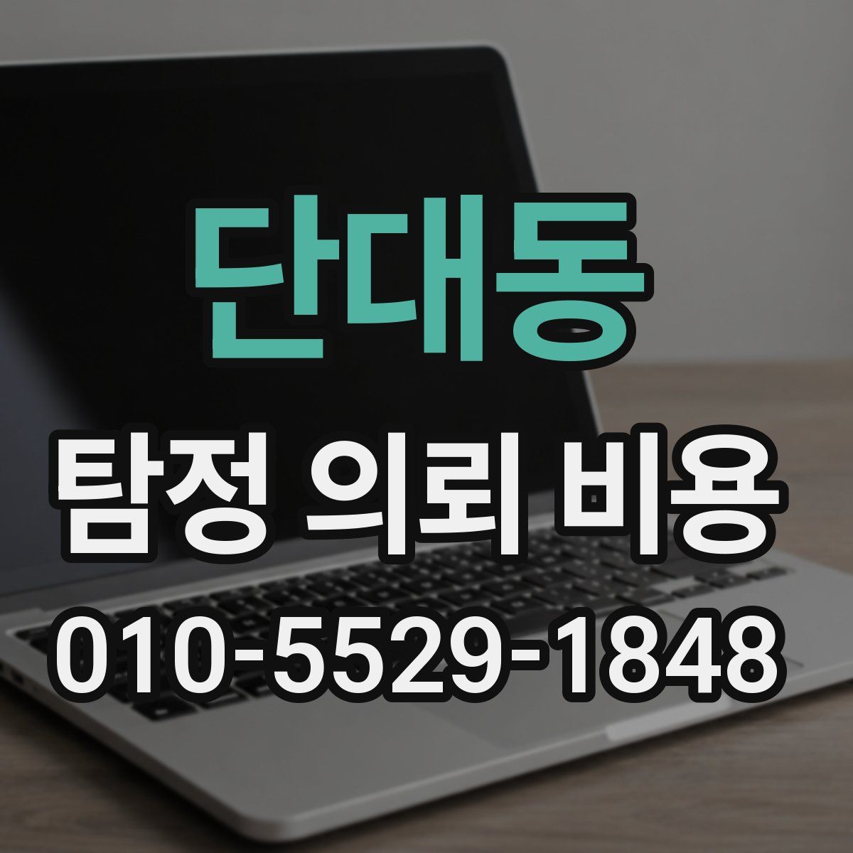 단대동 탐정 의뢰 비용