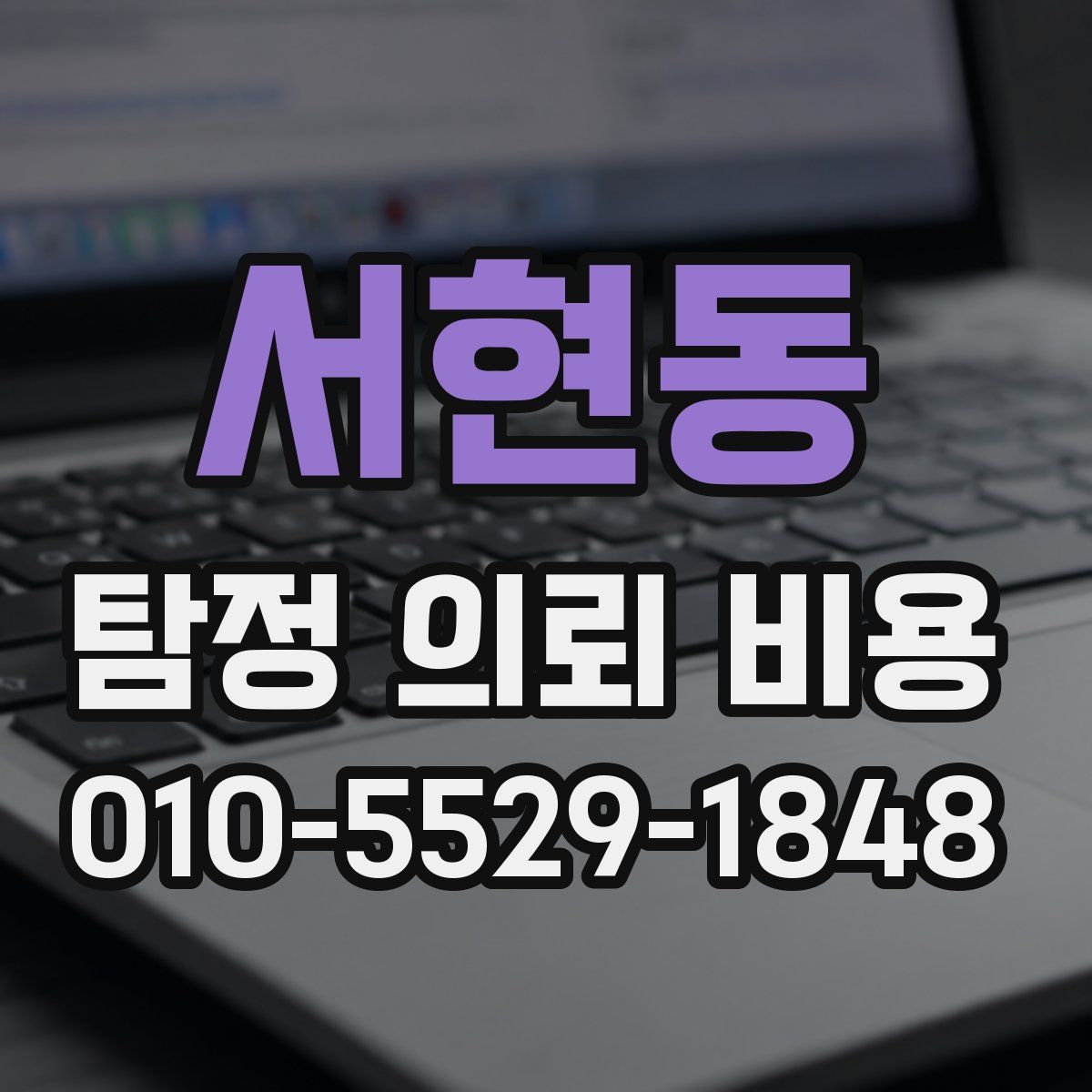 서현동 탐정 의뢰 비용