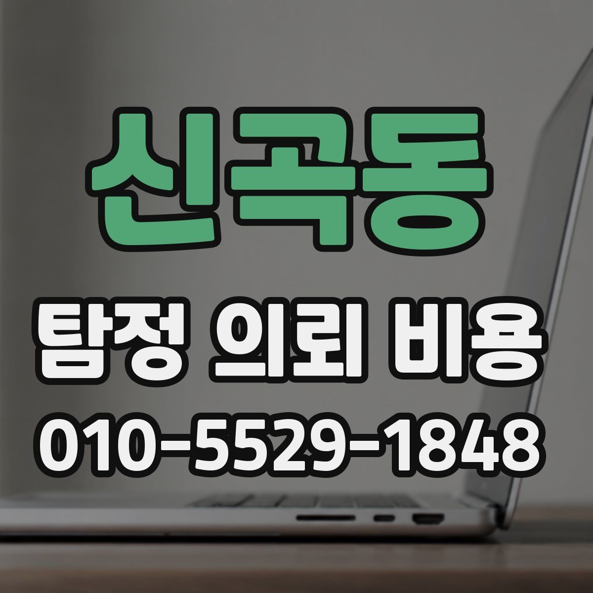 신곡동 탐정 의뢰 비용