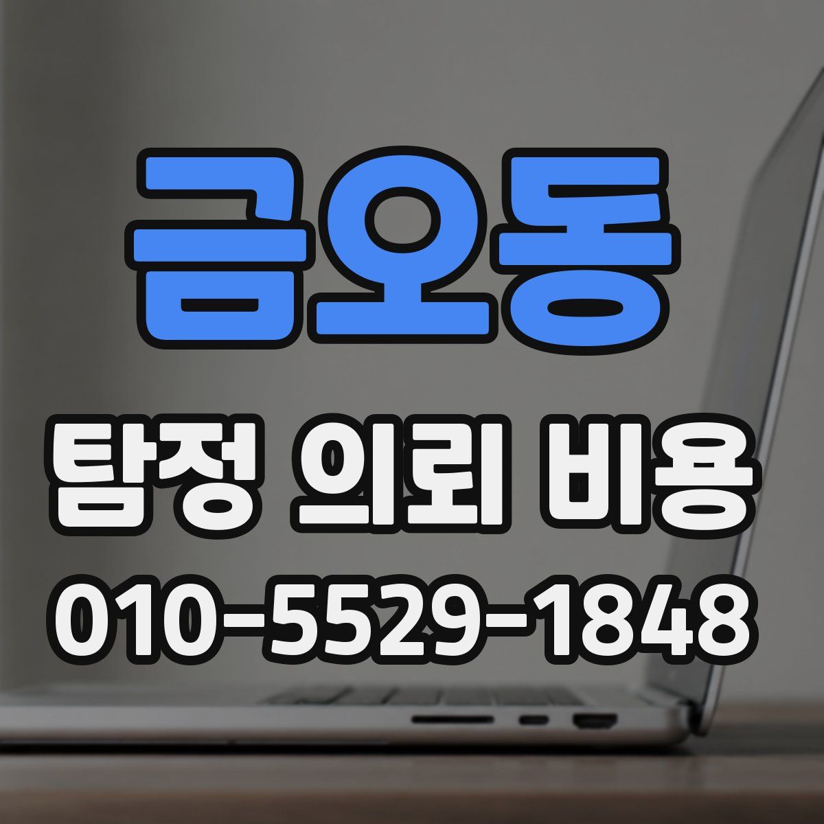 금오동 탐정 의뢰 비용