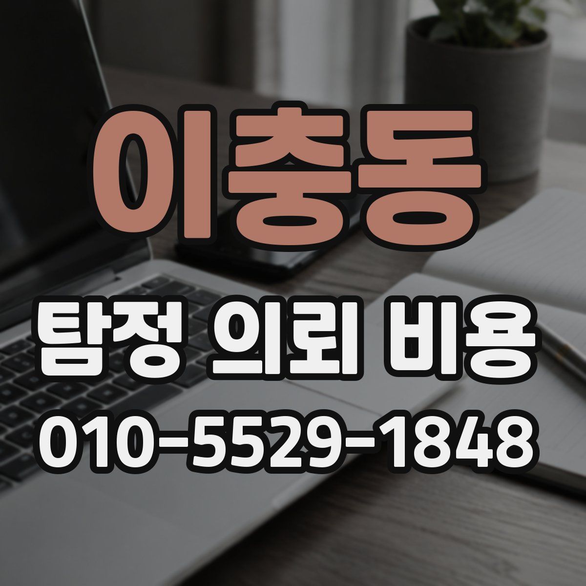 이충동 탐정 의뢰 비용