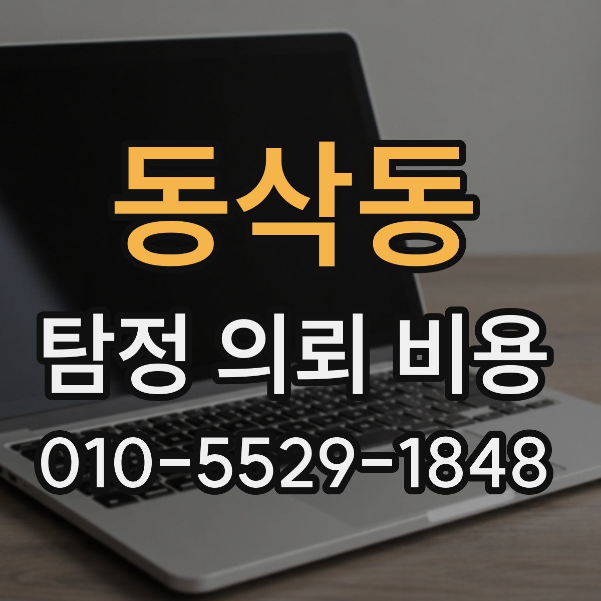 동삭동 탐정 의뢰 비용