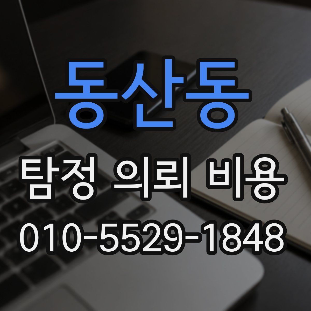 동산동 탐정 의뢰 비용