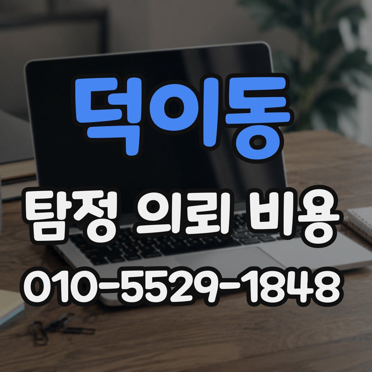 덕이동 탐정 의뢰 비용