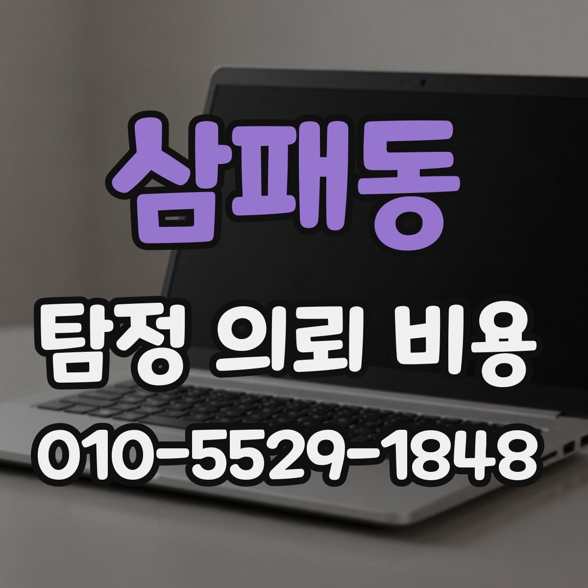 삼패동 탐정 의뢰 비용