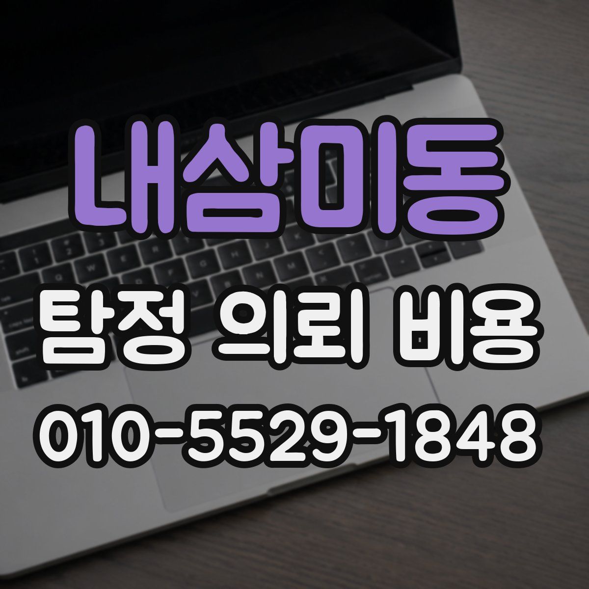 내삼미동 탐정 의뢰 비용