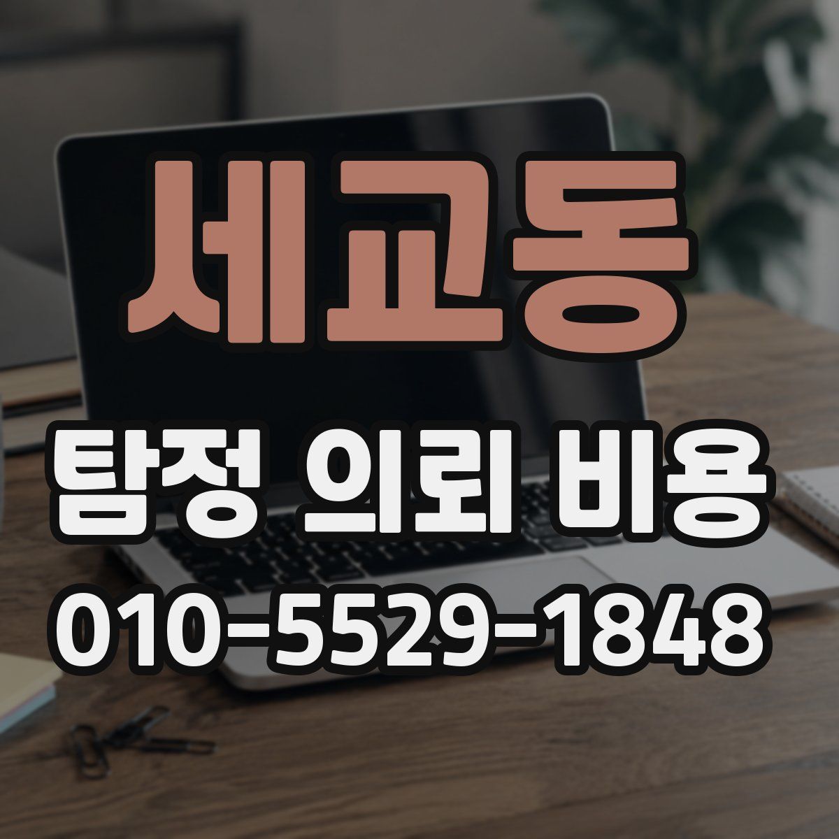 세교동 탐정 의뢰 비용