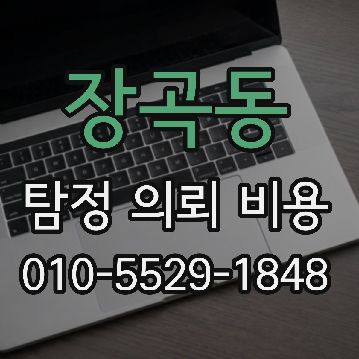 장곡동 탐정 의뢰 비용