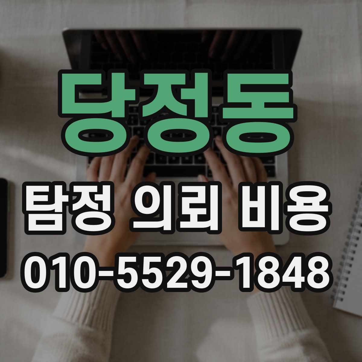 당정동 탐정 의뢰 비용
