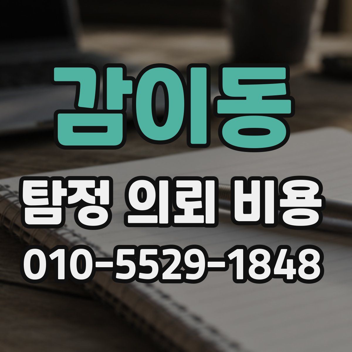 감이동 탐정 의뢰 비용