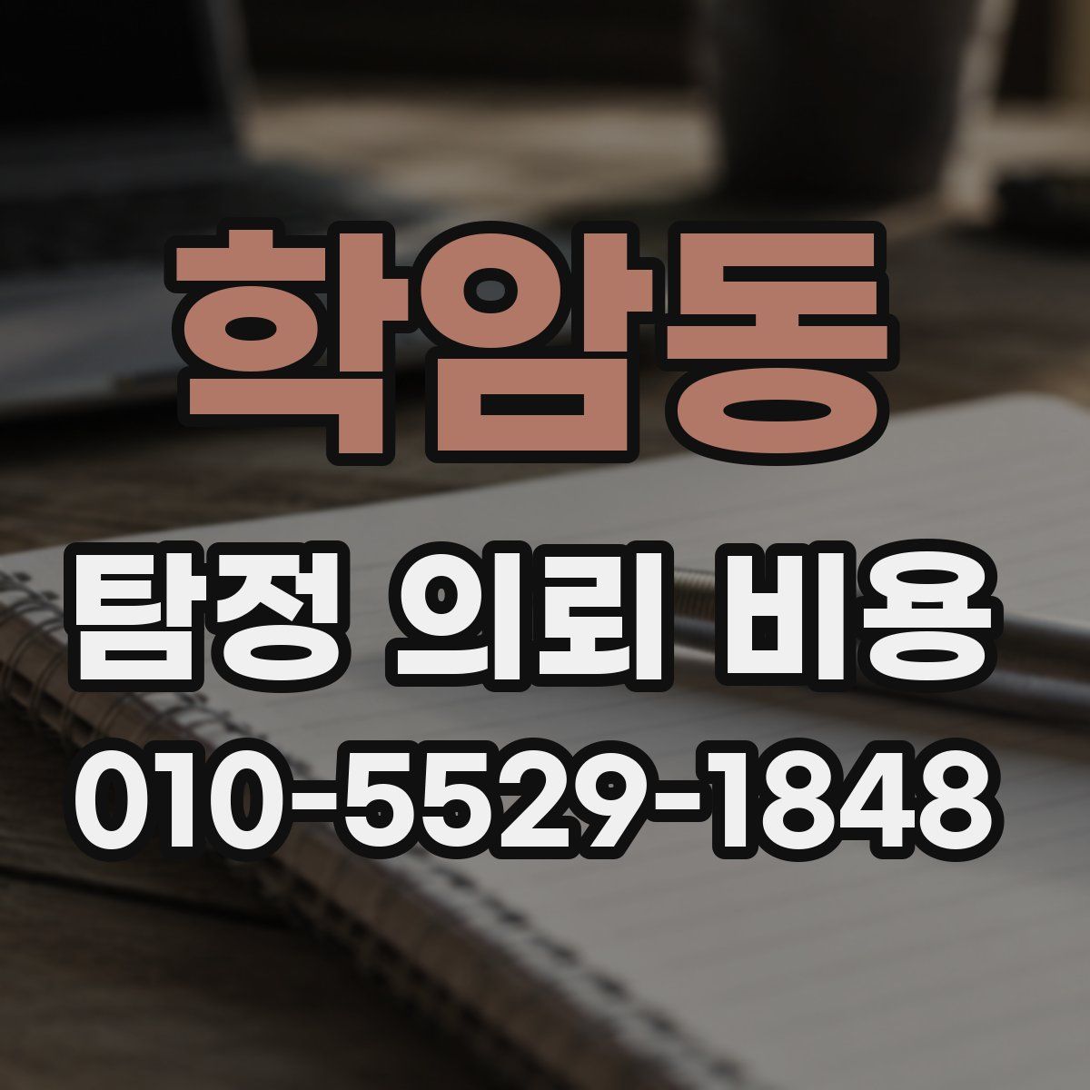 학암동 탐정 의뢰 비용