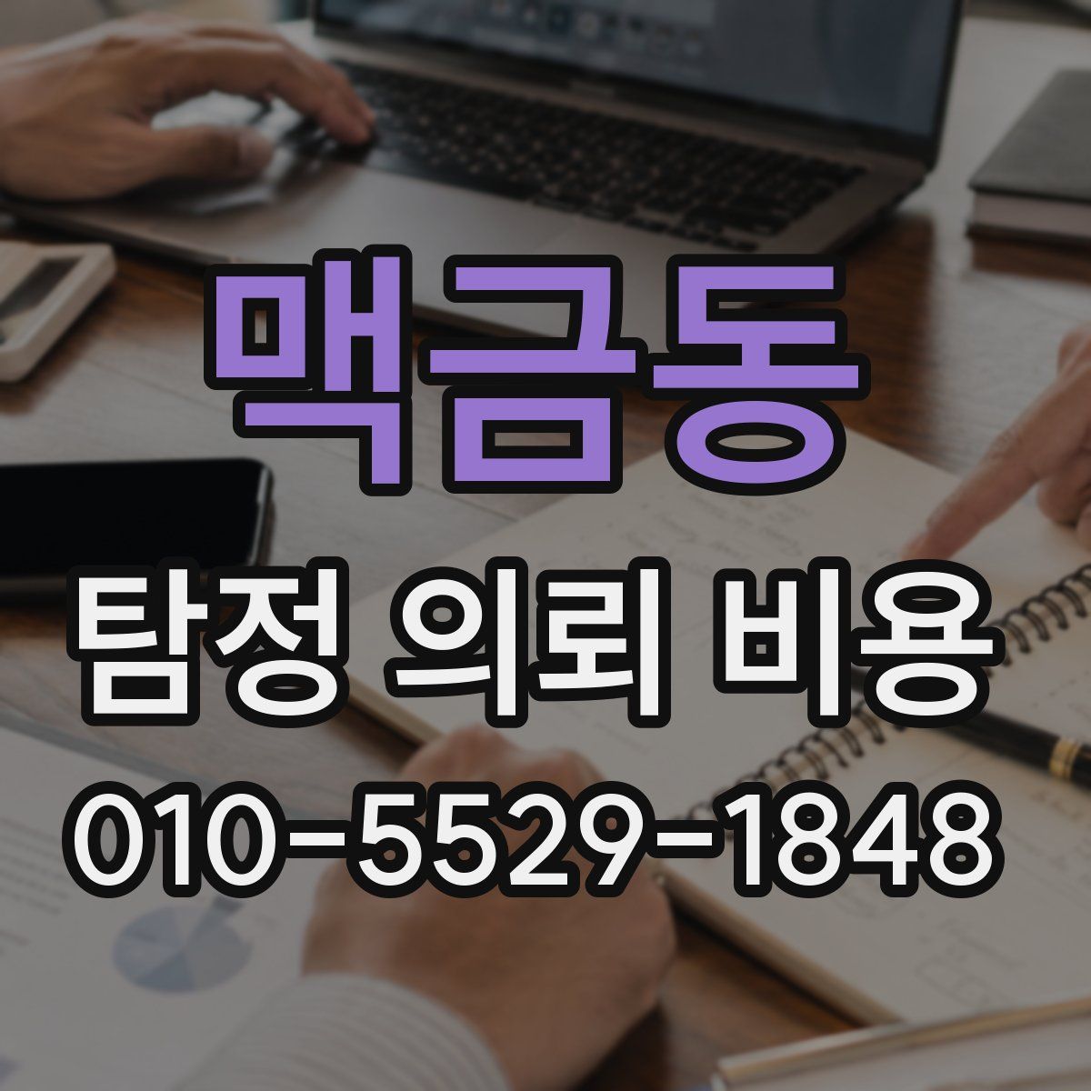 맥금동 탐정 의뢰 비용