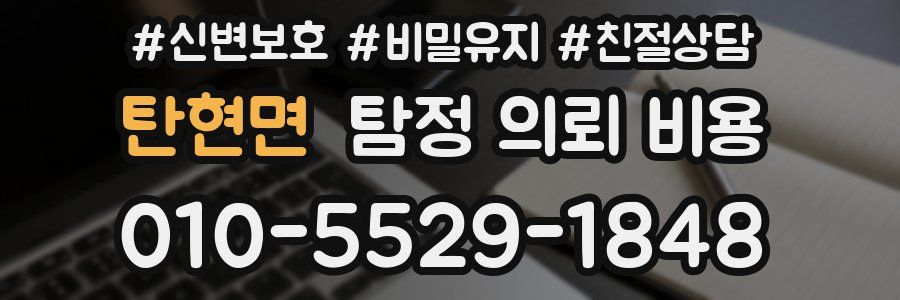 탄현면 탐정 의뢰 비용