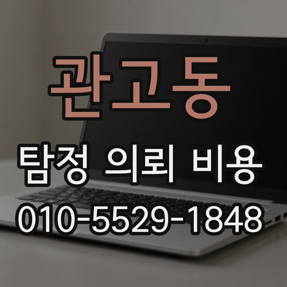 관고동 탐정 의뢰 비용