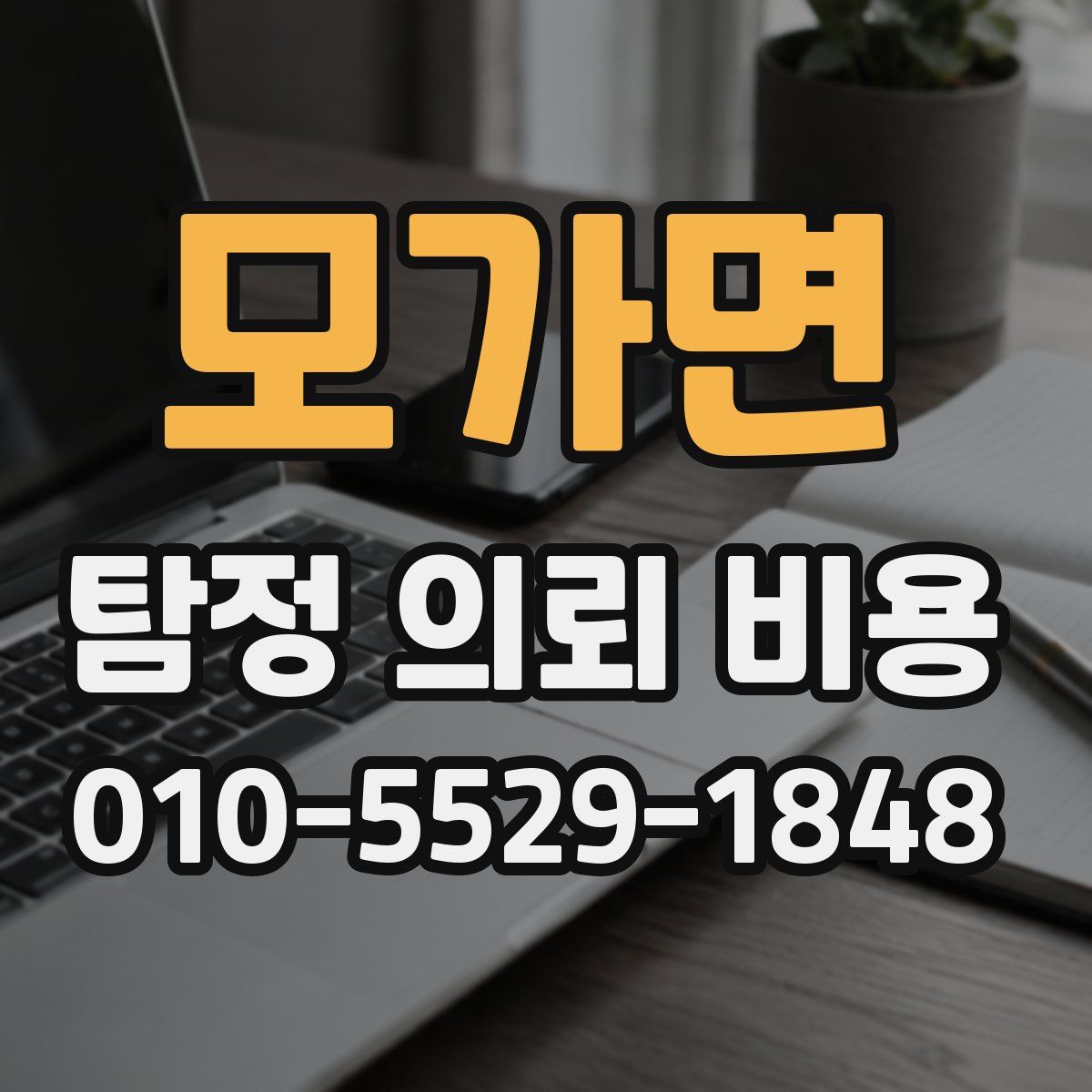 모가면 탐정 의뢰 비용