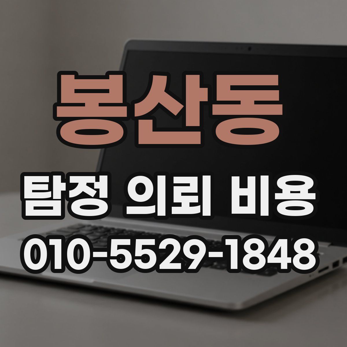 봉산동 탐정 의뢰 비용
