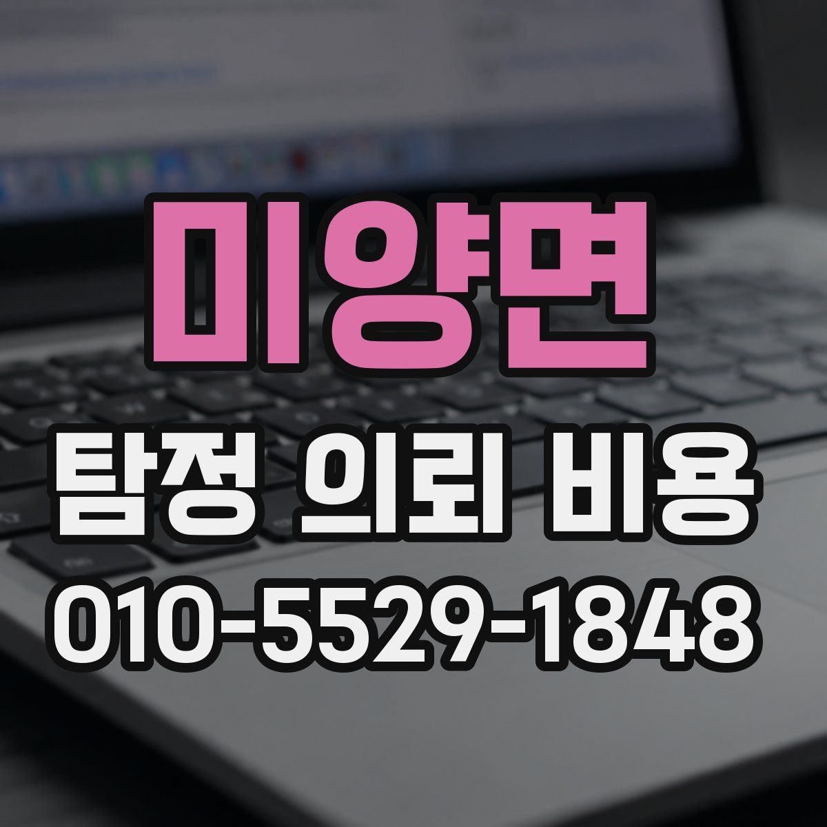 미양면 탐정 의뢰 비용