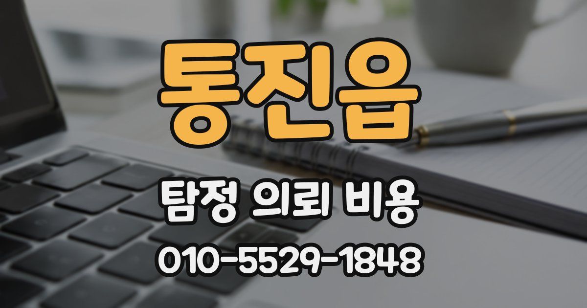 통진읍 탐정 의뢰 비용