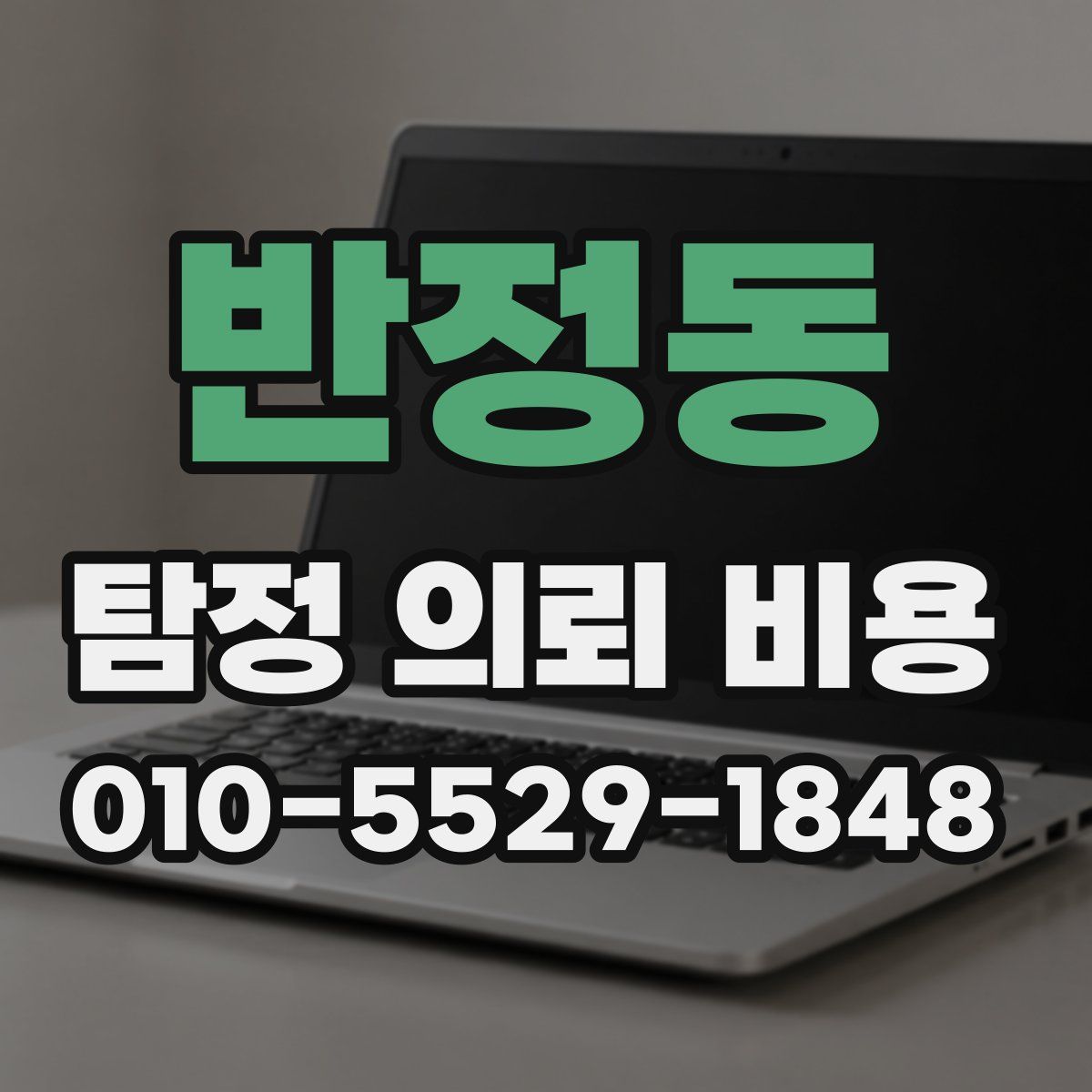 반정동 탐정 의뢰 비용