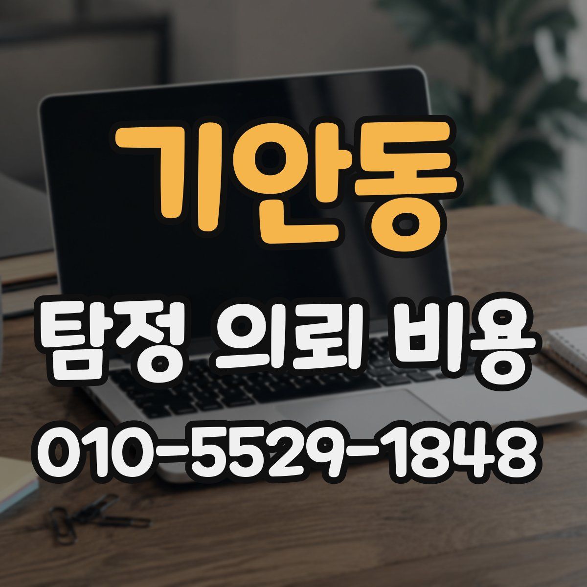 기안동 탐정 의뢰 비용