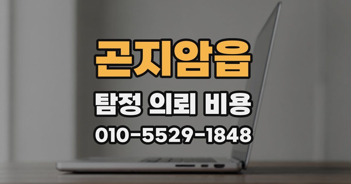 곤지암읍 탐정 의뢰 비용