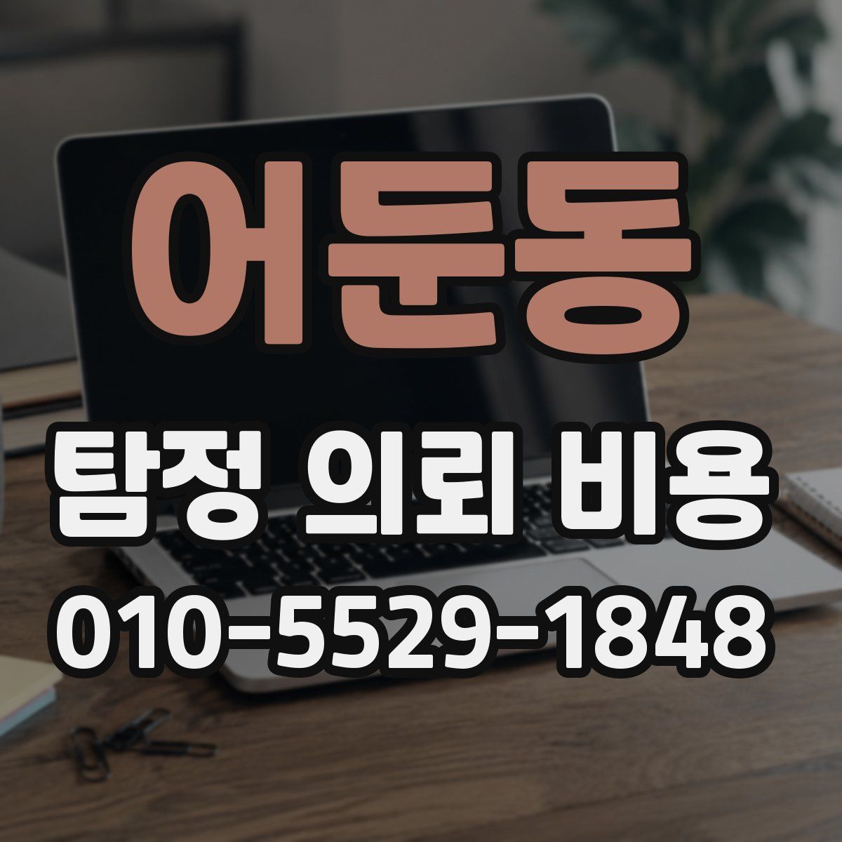 어둔동 탐정 의뢰 비용