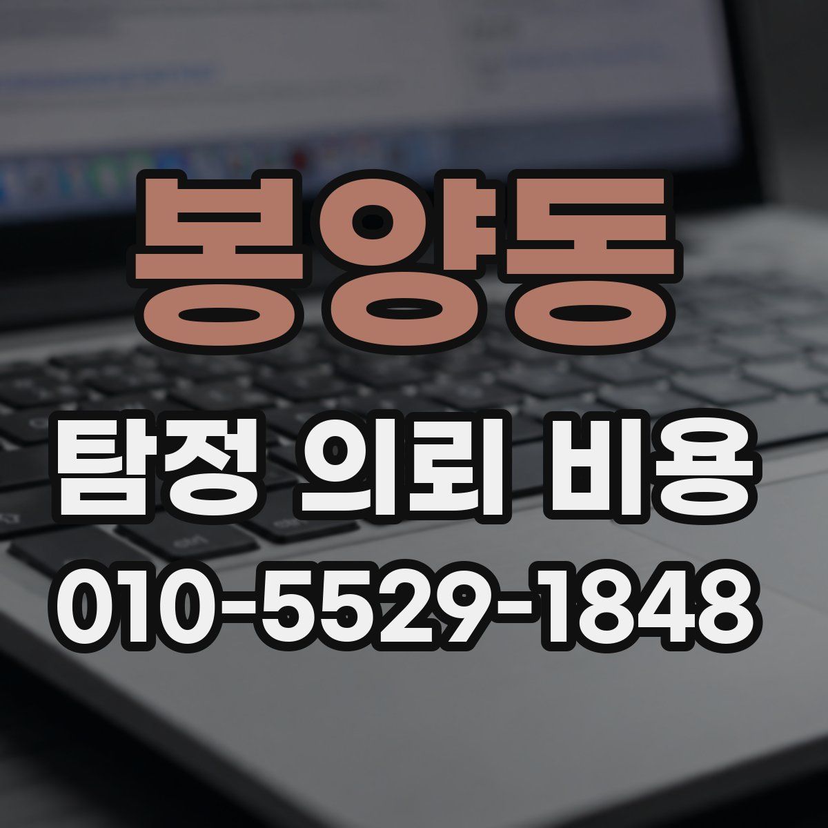 봉양동 탐정 의뢰 비용