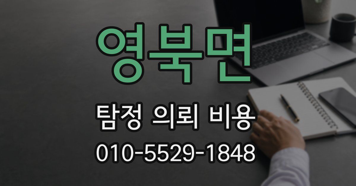 영북면 탐정 의뢰 비용