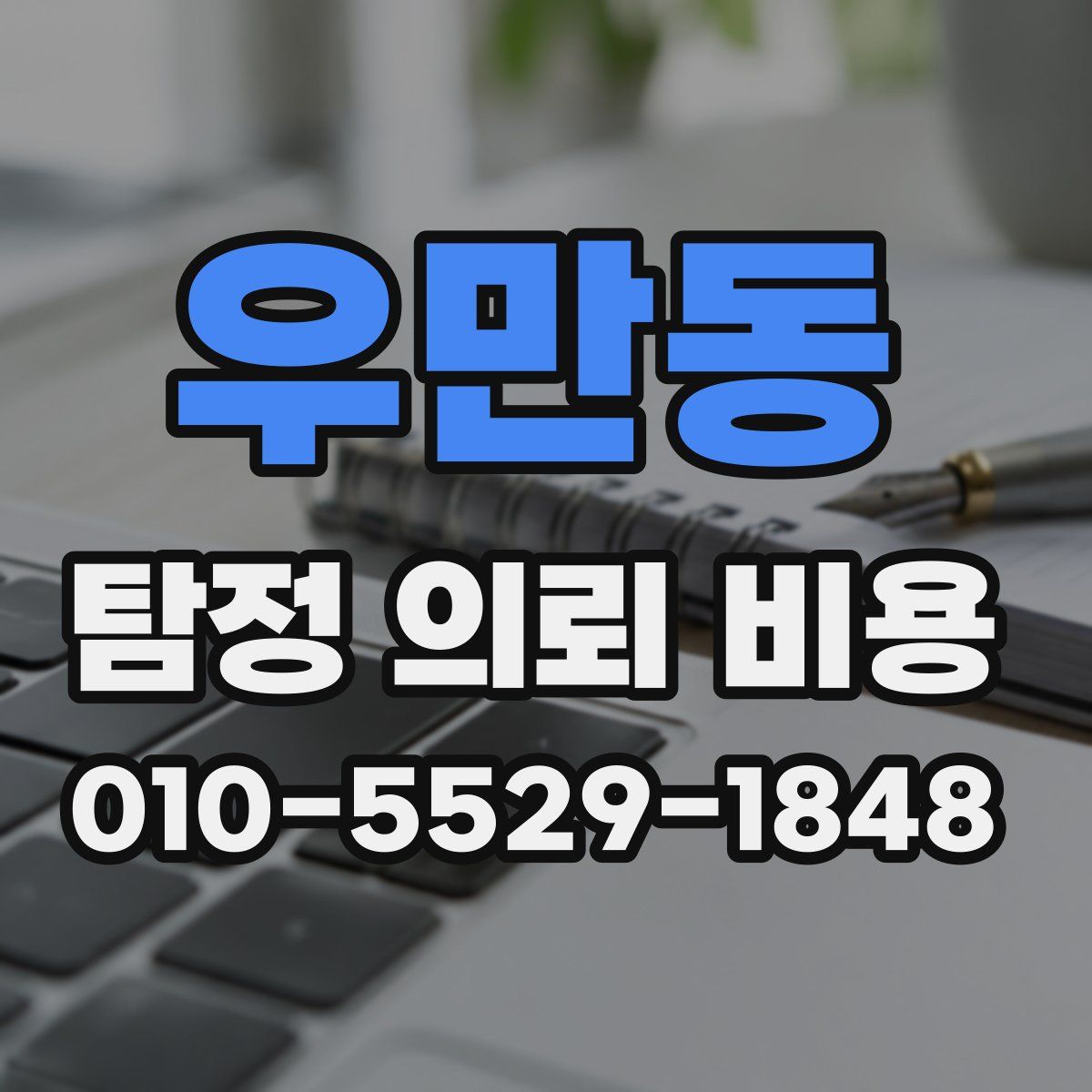 우만동 탐정 의뢰 비용