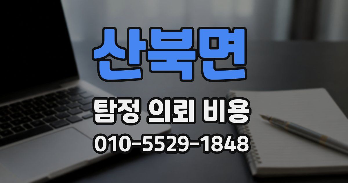 산북면 탐정 의뢰 비용