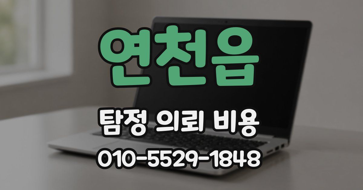 연천읍 탐정 의뢰 비용