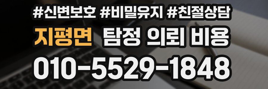 지평면 탐정 의뢰 비용