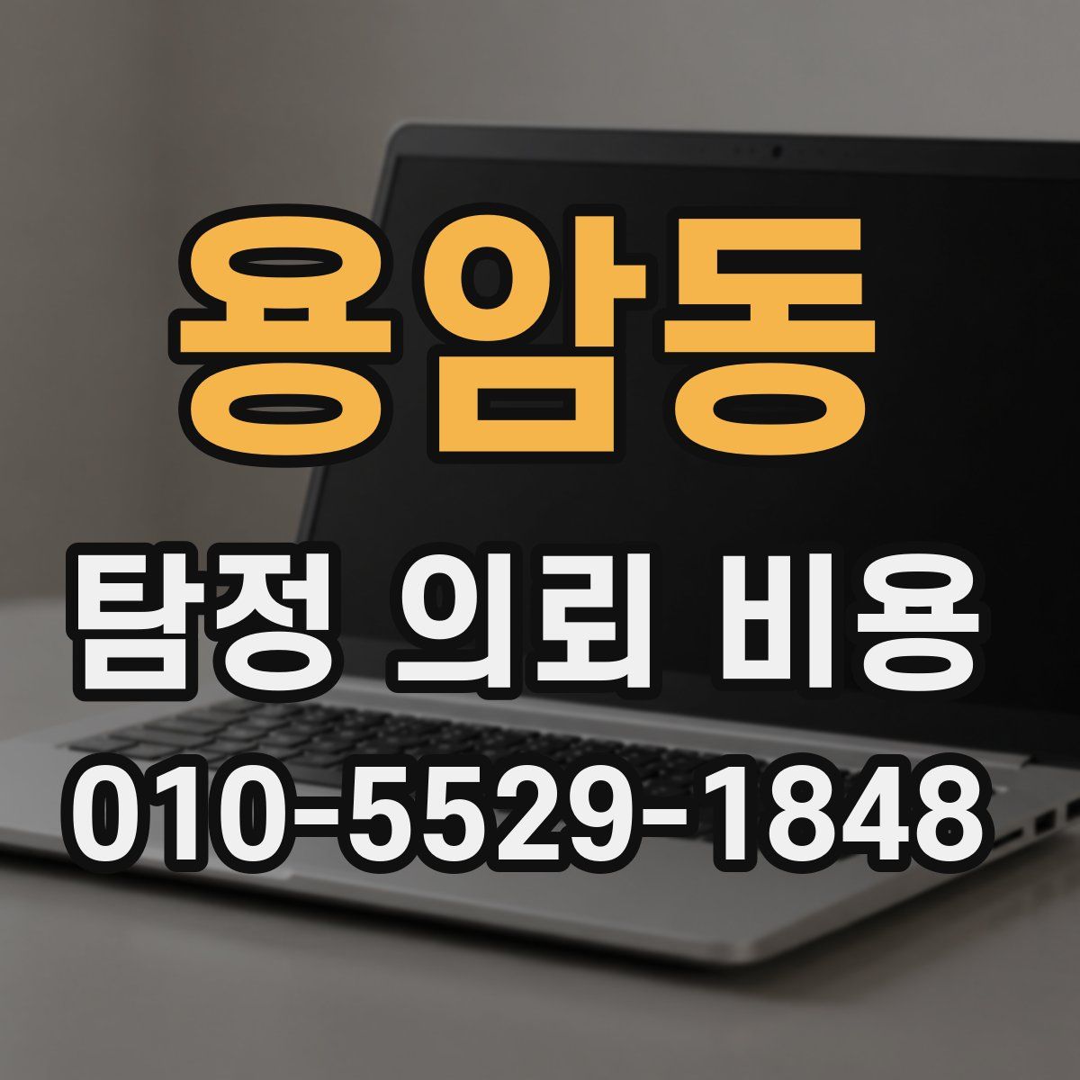 용암동 탐정 의뢰 비용