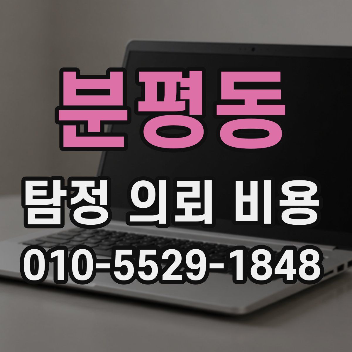 분평동 탐정 의뢰 비용