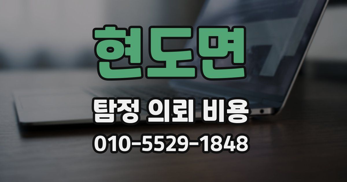 현도면 탐정 의뢰 비용