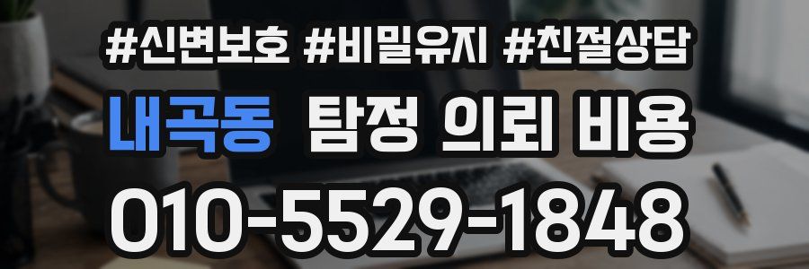 내곡동 탐정 의뢰 비용