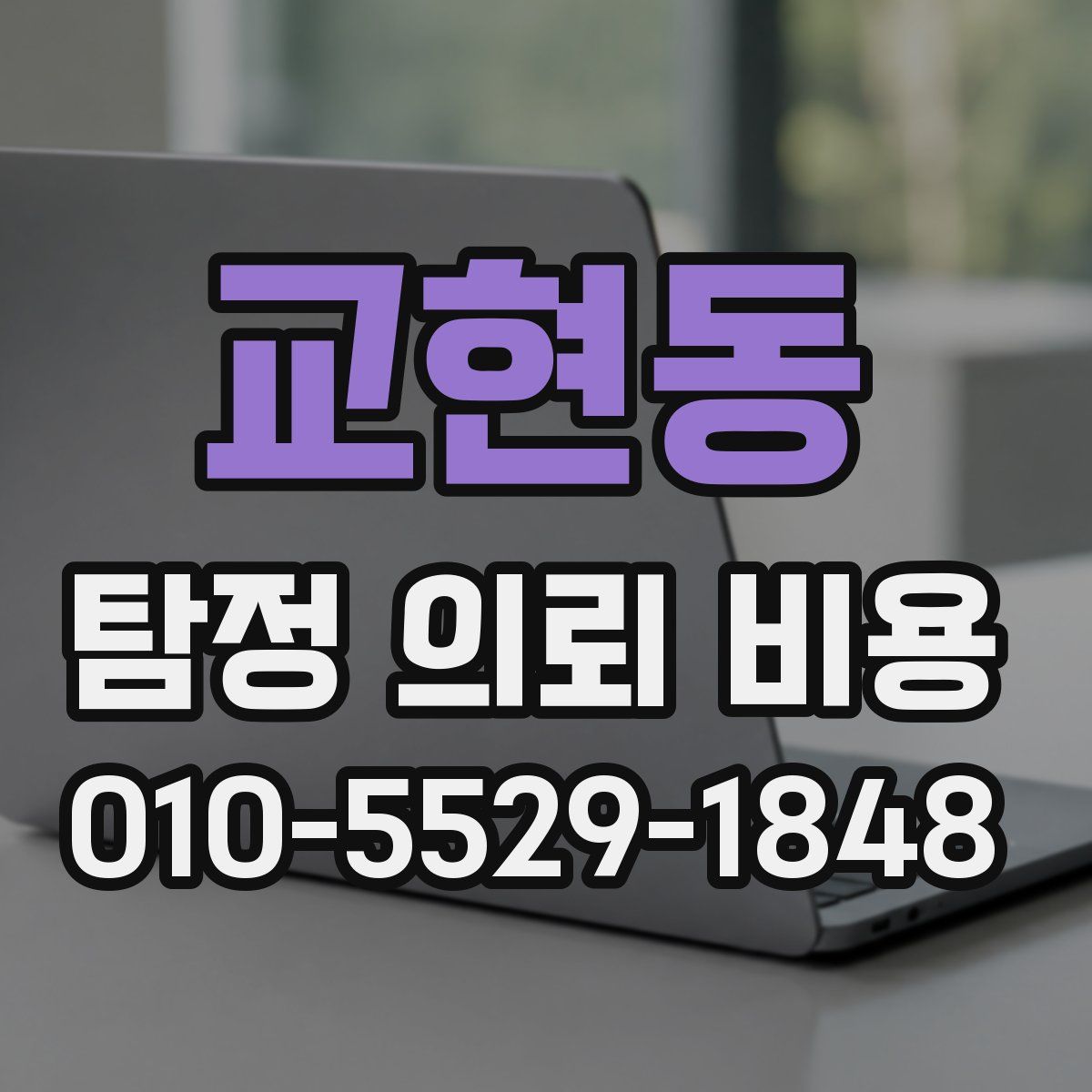 교현동 탐정 의뢰 비용