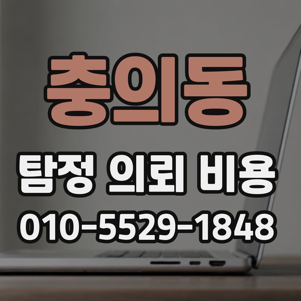 충의동 탐정 의뢰 비용