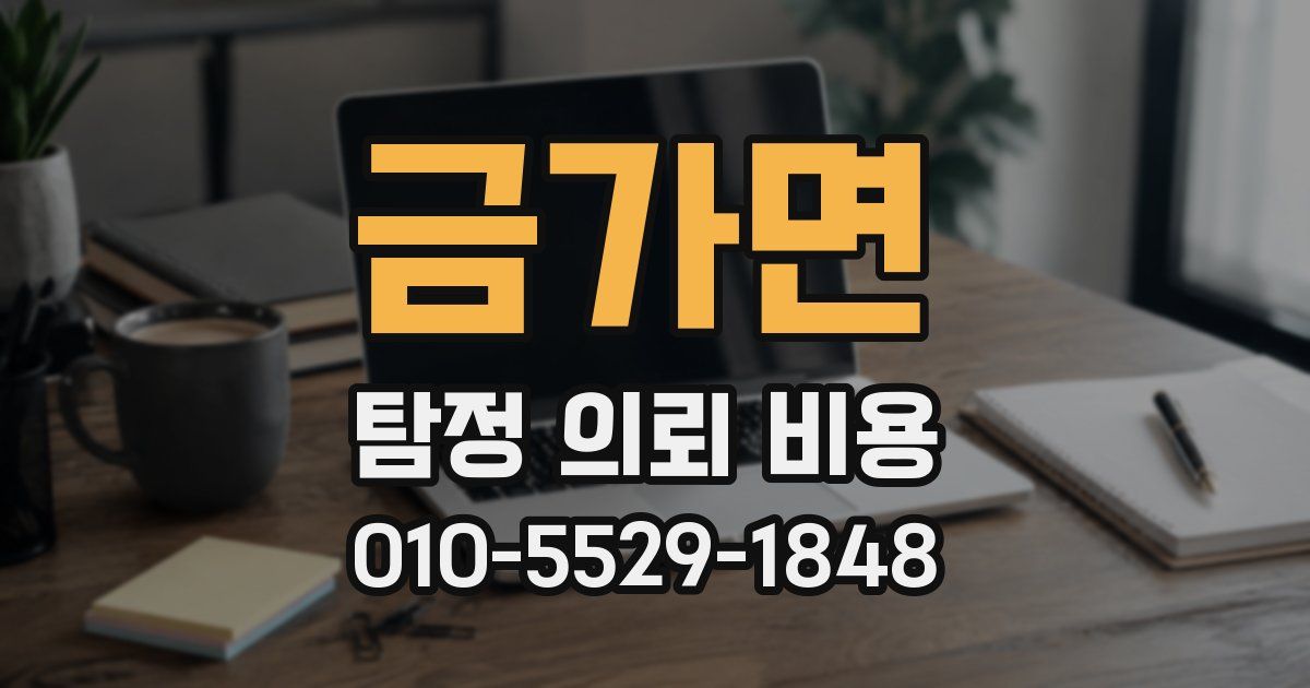 금가면 탐정 의뢰 비용