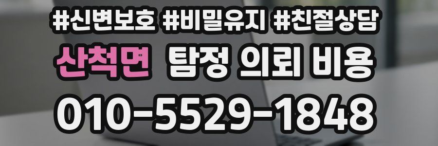 산척면 탐정 의뢰 비용